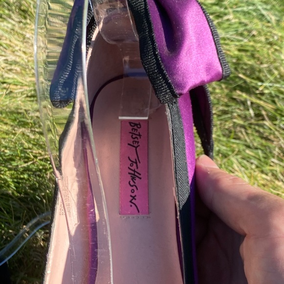 Women's Betsey Johnson purple pump caseyy - Picture 5 of 10